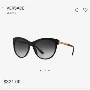 VERSACE cat eye sunglasses